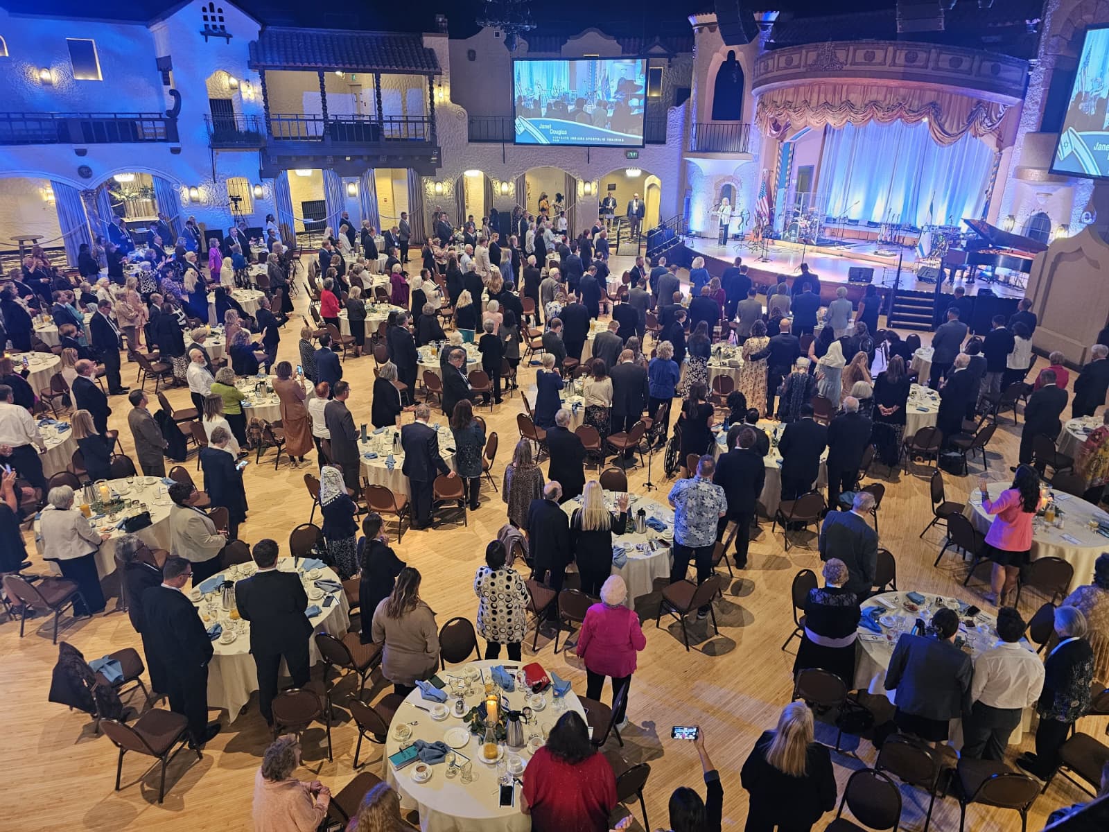 Guests gathered at a formal Vanguard STEM Academy recognition event