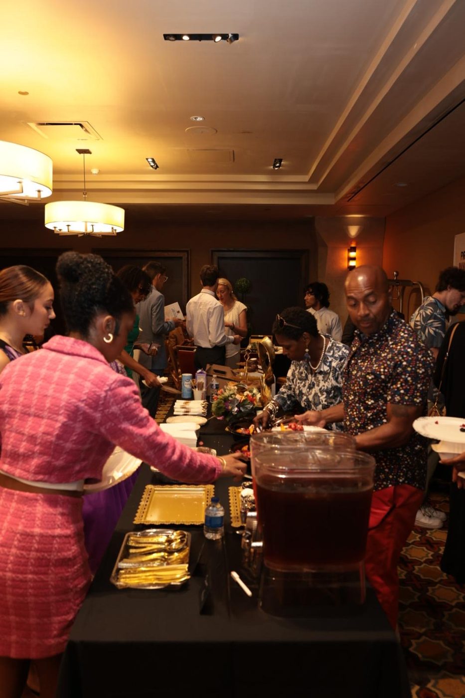 Graduation reception gathering