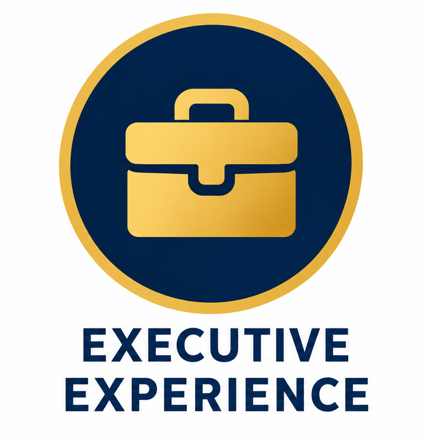 Executive-level experience badge